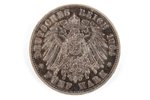 5 markas, 1904 g., D, Bavārija, Vācija, 27.7 g...