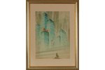 Mangolds Herberts (1901-1978), Scyscrapers, 1935, paper, water colour, 28.5 x 40 cm...