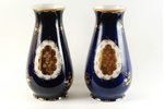 vase, set, Rīga porcelain factory, Riga (Latvia), USSR, the 70-80ies of 20th cent., 31 cm...