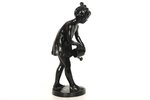 figurative copmosition, Girl with watering can, "Kasli", cast iron, USSR, 1962...