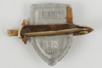 badge, Badge of Latvian army's victory over Bermont, Latvia, 20-30ies of 20th cent....