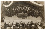 photography, Proclamation of the independence of Latvia, 1918, 8.5 x 13.5 cm...