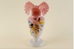vase, painted with enamel, the beginning of the 20th cent., height 28 cm...