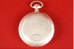 pocket watch, "Omega", d=49 mm, Switzerland, the 20-30ties of 20th cent., silver, 900 standart...