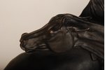 figurālā kompozīcija, "Zirgi savvaļā", čuguns, 33.7 x 50.9 x 20.6 cm, svars 11 080 g., Krievijas imp...