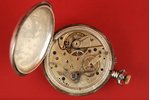 pocket watch, "Paul Buhre", d=54 mm, Russia, the beginning of the 20th cent., silver, 84 standart, o...