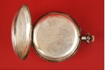 pocket watch, "Paul Buhre", d=54 mm, Russia, the beginning of the 20th cent., silver, 84 standart, o...