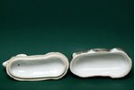 butter dish, Ram, M.S. Kuznetsov manufactory, Russia, the beginning of the 20th cent....