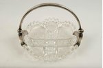 candy-bowl, silver, Herman Bank, 875 standard, the 20-30ties of 20th cent., Latvia, 4 x 13.5 cm, cry...