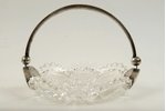 candy-bowl, silver, Herman Bank, 875 standard, the 20-30ties of 20th cent., Latvia, 4 x 13.5 cm, cry...
