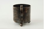 tea glass-holder, "Warszawa", Schiffers & Co, silver plated, metal, Poland, the beginning of the 20t...