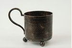 tea glass-holder, "Warszawa", Schiffers & Co, silver plated, metal, Poland, the beginning of the 20t...