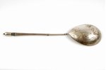 spoon, silver, 84 standard, 53.4 g, the beginning of the 20th cent., Russia...