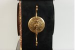 настольные часы, Oislieh Sarthe, Франция, 19-й век, бронза, мрамор, в рабочем состоянии, 37 х 25 см...