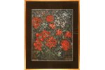 Metuzals Eduards (1889–1978), "Poppies", 1975, paper, pastel, 48 x 38 cm...