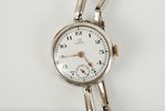 карманные часы, "Omega", женский браслет, СССР, 20-30е годы 20го века, серебро, в исправном состояни...