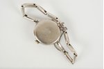 pocket watch, "Omega", women's bracelet, USSR, the 20-30ties of 20th cent., silver, working...