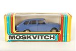 car model, Moskvitch IZH-1500-Hatchback Nr. A12, "1980 Olympic games bear", metal, USSR...