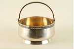 candy-bowl, silver, 875 standard, 187 g, the 20-30ties of 20th cent., Riga, Latvia...