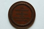 table medal, Nicholai II, For diligence and art from financial ministry, Russia, 19th cent. 2nd part...