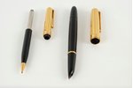 rakstāmlieta, Zīmulis un pildspalva "Zelta spalva", metāls, PSRS, 20. gs. 60-80tie gadi...