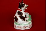 figurine, Dog, porcelain, Russia, Gardner manufactory, the 19th cent., restoration...
