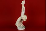 figurine, Woman - collective farm worker, porcelain, Riga (Latvia), USSR, Riga porcelain factory, mo...