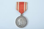 medal, Alexander III, For diligence, Russia, beginning of 20th cent., 29 x 29 mm, 14.95 g...