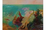 Meldere Anita (1949), "Sothern sea", 1991, canvas, oil, 60 x 80 cm...
