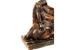 статуэтка, скульптура - "Павший всадник", гипс, Рига (Латвия), авторская работа, автор модели - Карл...