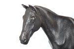 figurālā kompozīcija, Savvaļas zirgs, čuguns, 31 x 38 cm, svars 6090 g., PSRS, Kusa, 1952 g....