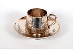 small cup, silver, 84 standard, 210 g, 1893, Moscow, Russia...
