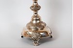 candlestick, silver, "Szekman", 36 cm, 84 standard, 361 g, 1895, Minsk, Russia...