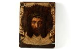 "Savior on a Towel", board, painting, Russia, the 19th cent., 28 x 22 cm...