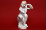 statuete, Jauna balerīna, porcelāns, PSRS, LFZ - Lomonosova porcelāna rūpnīca, modeļa autors - E. Če...