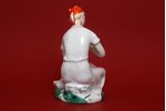 statuete, Jauniete ar margrietiņu, porcelāns, PSRS, LFZ - Lomonosova porcelāna rūpnīca, modeļa autor...