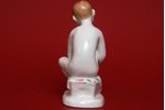 statuete, Zēns ar dvieli, porcelāns, PSRS, LFZ - Lomonosova porcelāna rūpnīca, modeļa autors - Galin...