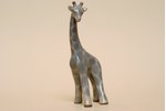 statuete, Žirafe, porcelāns, Rīga (Latvija), PSRS, Rīgas porcelāna rūpnīca, 20 gs. 50tie gadi...