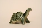 figurine, Turtle, porcelain, Riga (Latvia), USSR, Riga porcelain factory, the 60ies of 20th cent....