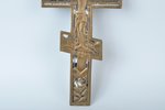 Распятие Христово, бронза, 2-цветная эмаль, Российская империя, начало 20-го века, 27 x 13.5 см, 367...