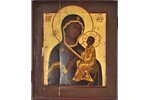Tihvinas Dievmāte, dēlis, gleznojums, Krievijas impērija, 35.5 х 31 cm...