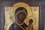 The Mother of God of Tihvin, board, painting, Russia, 35.5 х 31 cm...