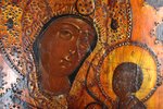 The Mother of God of Tihvin, board, silver, painting, 84 standard, Russia, the 19th cent., 30 x 25 c...