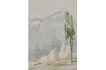 Mangolds Herberts (1901-1978), Morning, paper, water colour, 9.5 х 6.5 cm...