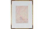 Mangolds Herberts (1901-1978), Zemgaļu pils, papīrs, akvarelis, 14.5 x 10 cm...