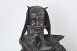 krūšutēls, Mephistopheles, čuguns, 28.5 cm, svars 2580 g., Krievijas impērija, Kasli, 1903 g., formē...
