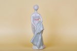 figurine, Woman on a beach, porcelain, Riga (Latvia), USSR, Riga porcelain factory, molder - Eriks E...