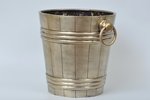 bucket for shampagne, "Warszawa", Norblin, Poland, the beginning of the 20th cent., height 19 cm...