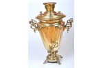 samovar, the factory of Ivan Medvedev in Tula, Russia, the beginning of the 20th cent., weight 5900...