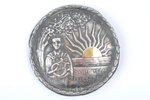 Saulit tecej tecedama, серебро, 875 проба, 9.50 г., размер кольца 5.5 cm, 20-30е годы 20го века, Лат...